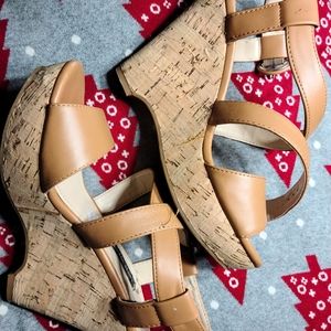 Tan wedges
